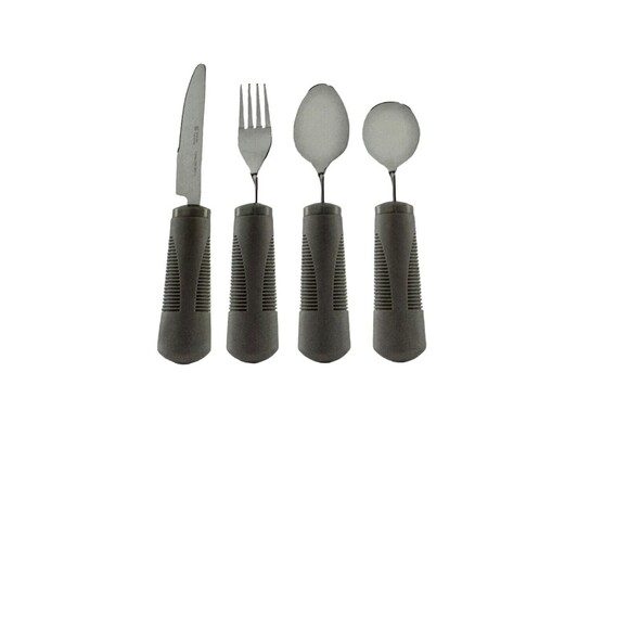 Adaptive Utensils Stainless Steel Knife Fork Spoon- Special Supplies - Brand New - Picture 3 of 8